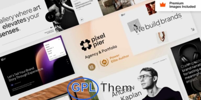 PixelPier NYC – Creative Agency & Portfolio WordPress Theme PixelPier NYC is a bold and modern WordPress theme crafted for creative agencies, design studios, freelancers, and portfolio websites. Designed to make a lasting impression, PixelPier NYC empowers you to showcase your work in a unique, professional, and highly visual way.