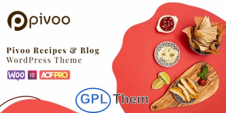 Pivoo – Food & Recipe Blog WordPress Theme Pivoo is a beautifully designed WordPress theme tailored for food bloggers, chefs, and culinary enthusiasts. Ideal for sharing recipes, cooking tips, and kitchen inspiration, Pivoo delivers a clean, elegant layout that enhances both readability and user experience.
