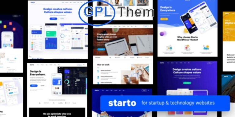 Starto – WordPress Theme for SaaS, AI & Tech Startups Starto is a modern and fully responsive WordPress theme crafted for startups, SaaS platforms, app developers, and technology-focused businesses.