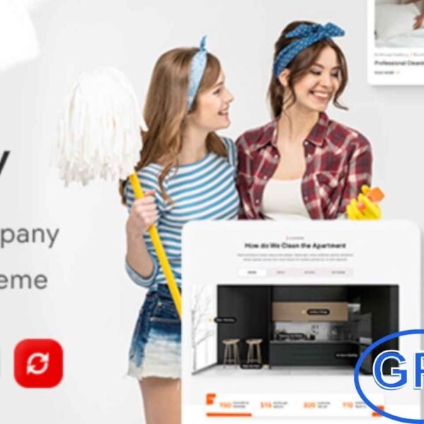 CleenDay – Professional Cleaning Services WordPress Theme CleenDay is a modern and feature-rich WordPress theme tailored for cleaning companies, maid services, and facility management businesses. Built with the powerful WGL Framework and seamlessly integrated with Elementor, CleenDay offers stunning homepage layouts and flexible design options.