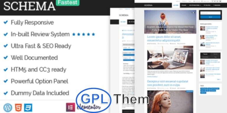 Schema – Lightning-Fast & SEO-Optimized WordPress Theme by MyThemeShop Schema by MyThemeShop is a high-performance WordPress theme built for speed and maximum SEO impact.