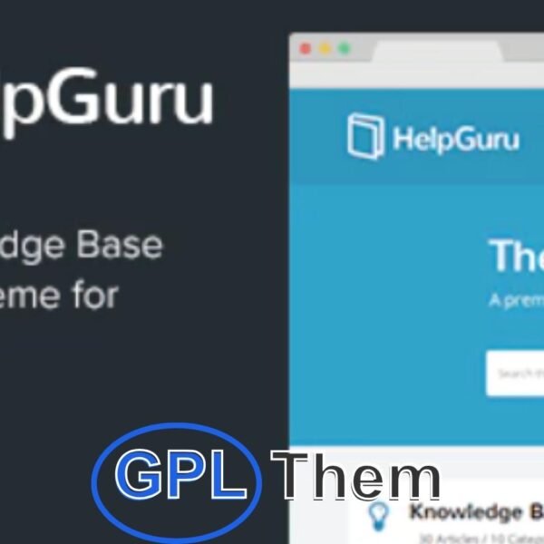 HelpGuru – Self-Service Knowledge Base & Support WordPress Theme HelpGuru is a premium WordPress theme designed to create a professional self-service knowledge base or support center.