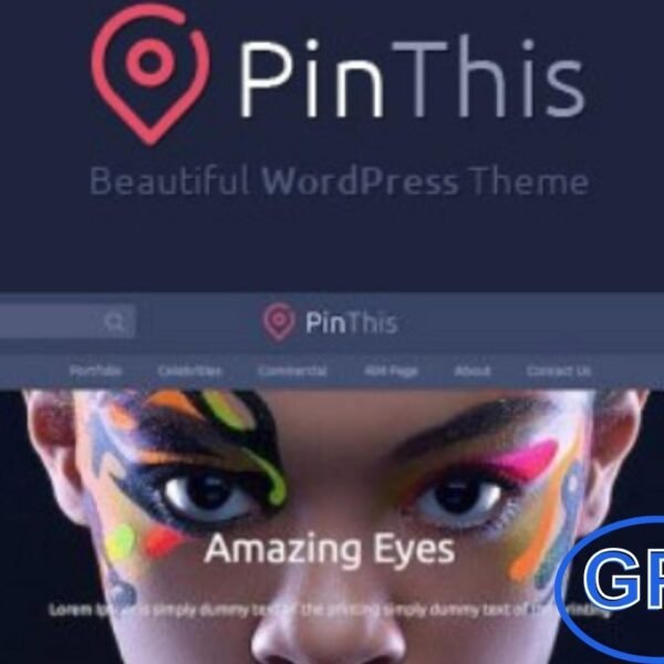 PinThis – Pinterest-Style Masonry WordPress Theme PinThis is a stylish, Pinterest-inspired WordPress theme featuring a modern masonry layout and flat design aesthetic.
