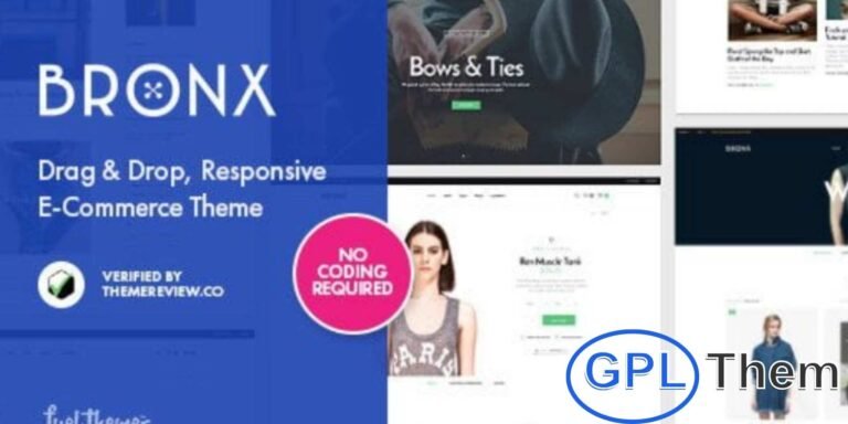 The Bronx – Responsive WooCommerce WordPress Theme with Drag & Drop Builder The Bronx is a powerful and flexible WooCommerce WordPress theme designed to help you build stunning online stores with ease.