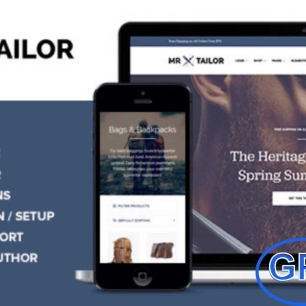 Mr. Tailor – Premium WooCommerce Theme for Small Businesses & Online Stores Mr. Tailor is a stylish and user-friendly WooCommerce WordPress theme, perfect for small business owners, creatives, and entrepreneurs looking to showcase their brand and sell products online.