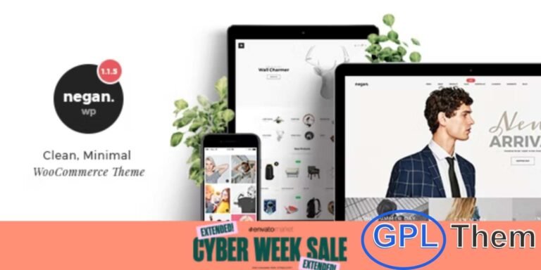 Negan – Clean and Minimal WooCommerce WordPress Theme Negan is a beautifully crafted minimalist WooCommerce WordPress theme designed to deliver an elegant and user-friendly online shopping experience. Ideal for fashion, lifestyle, furniture, or any modern eCommerce store, Negan blends simplicity with powerful features to help your brand stand out.