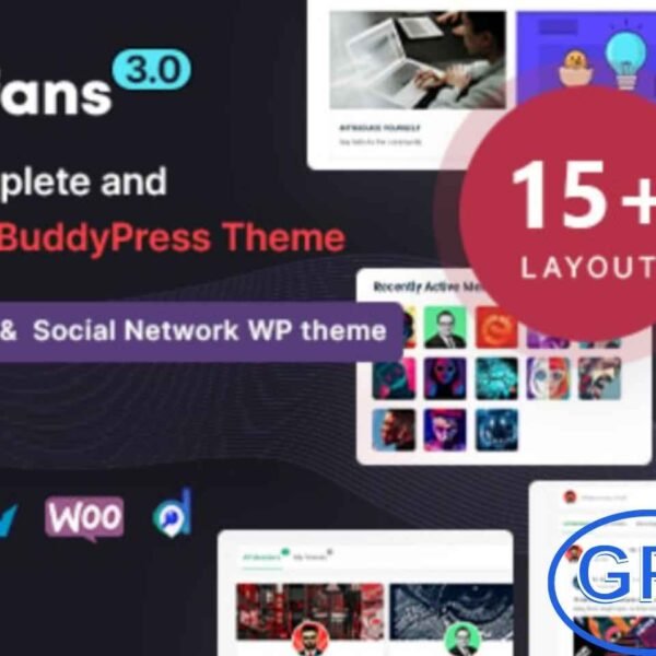 MetaFans – Community & Social Network WordPress Theme with BuddyPress MetaFans is a powerful BuddyPress WordPress theme designed to help you build a fully functional online community or social networking site.