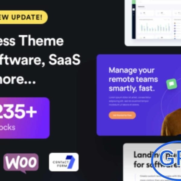 ShadePro – Startup & SaaS Multipurpose WordPress Theme ShadePro is a premium WordPress theme built specifically for startups, SaaS companies, mobile apps, and software businesses. Designed with modern aesthetics and the latest design trends, ShadePro features clean typography, responsive layouts, and versatile customization options.