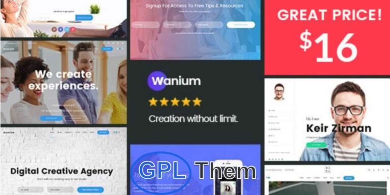 Wanium – Elegant Multi-Concept WordPress Theme (SEO Optimized) Wanium is a beautifully crafted multi-concept WordPress theme designed for users who value elegance, versatility, and performance.