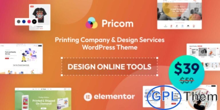 Pricom – Printing Company & Design Services WordPress Theme Pricom is a stylish and feature-rich WooCommerce WordPress theme designed for printing companies, print shops, and creative design service providers. Perfect for showcasing custom print products and services, Pricom is also ideal for building a professional online store.