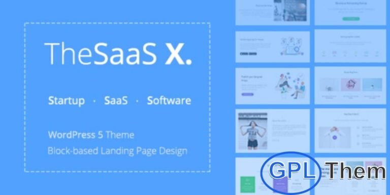 TheSaaS X – Responsive SaaS, Startup & WebApp WordPress Theme TheSaaS X is a professional and feature-rich WordPress theme designed for SaaS companies, startups, software products, and WebApp landing pages. Built on the robust Bootstrap 4 framework, this theme ensures a seamless, fully responsive experience across all devices and screen sizes.