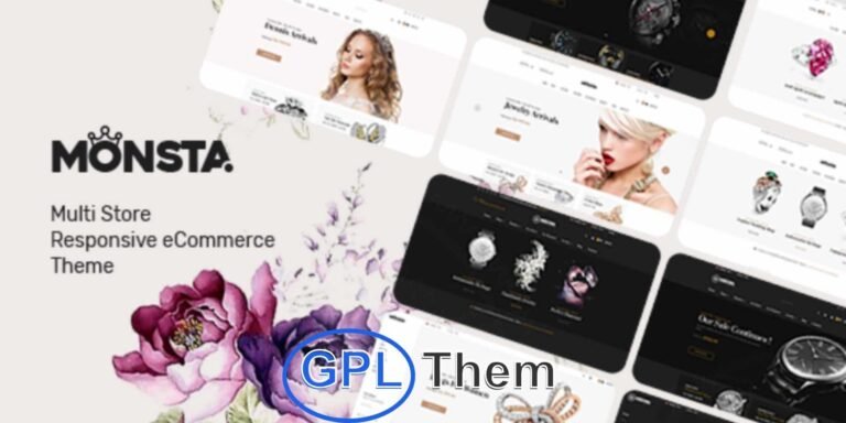 Monsta – Elegant Jewelry & Fashion WooCommerce WordPress Theme Monsta is a modern and stylish WooCommerce WordPress theme crafted specifically for jewelry stores, accessories shops, and fashion boutiques—perfect for both men’s and women’s collections. With 4 professionally designed homepage layouts, Monsta helps you launch a stunning online store effortlessly.