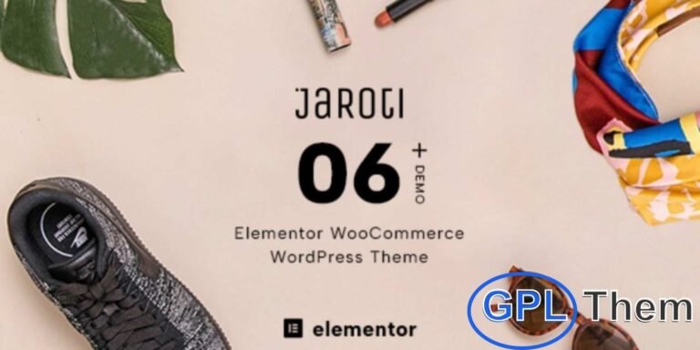 Jaroti – Elementor WooCommerce Theme for Accessories & Online Stores Jaroti is a versatile and modern WooCommerce WordPress theme built with Elementor, perfect for creating professional online stores with ease. Featuring a wide range of pre-designed homepage and product page layouts, Jaroti offers flexible customization to suit your brand.