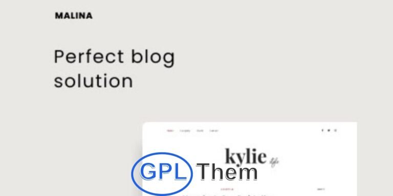 Malina – Elegant & Modern Personal WordPress Blog Theme Malina is a beautifully crafted personal WordPress blog theme built for storytellers, writers, lifestyle bloggers, and content creators. Designed to deliver a seamless and immersive reading experience, Malina combines clean aesthetics with powerful functionality.
