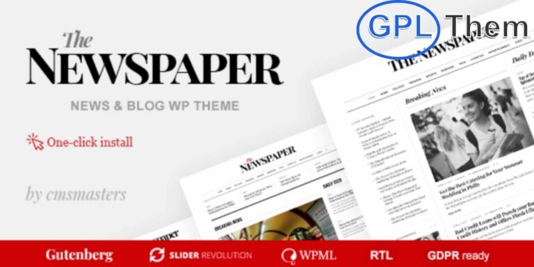 Publisher – AMP-Optimized WordPress Theme for News, Magazine, and Blog Publisher is a powerful and flexible WordPress theme tailored for newspapers, online magazines, blogs, review platforms, and content-driven websites. With a focus on performance and user experience, it offers a clean, modern design combined with advanced functionality.