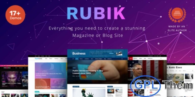 Rubik – Modern Blog, Magazine & News WordPress Theme Rubik is a feature-rich and highly versatile WordPress theme designed for blogs, online magazines, newspapers, and review websites. Whether you're publishing content on fashion, travel, sports, gaming, technology, or lifestyle, Rubik provides the perfect foundation for a visually engaging and high-performance site.
