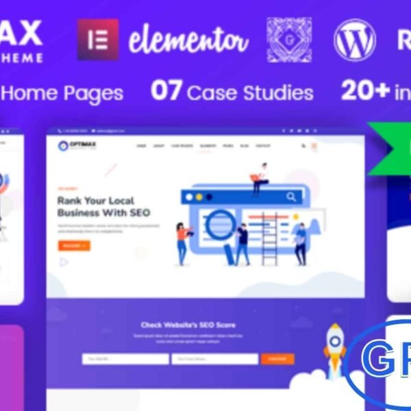 Optimax – SEO & Digital Marketing WordPress Theme Optimax is a powerful and feature-rich WordPress theme tailored for SEO agencies, digital marketing firms, email marketing services, and web solution providers. With its clean, professional design and extensive customization options, Optimax makes it easy to build high-performing websites without compromising on aesthetics.