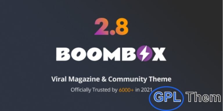 BoomBox – Viral Magazine & News WordPress Theme BoomBox is a powerful and highly customizable WordPress theme built for viral content, online magazines, and modern news websites. Designed with eye-catching visuals and an engaging user experience, BoomBox lets you publish and promote viral news, listicles, quizzes, polls, and more.