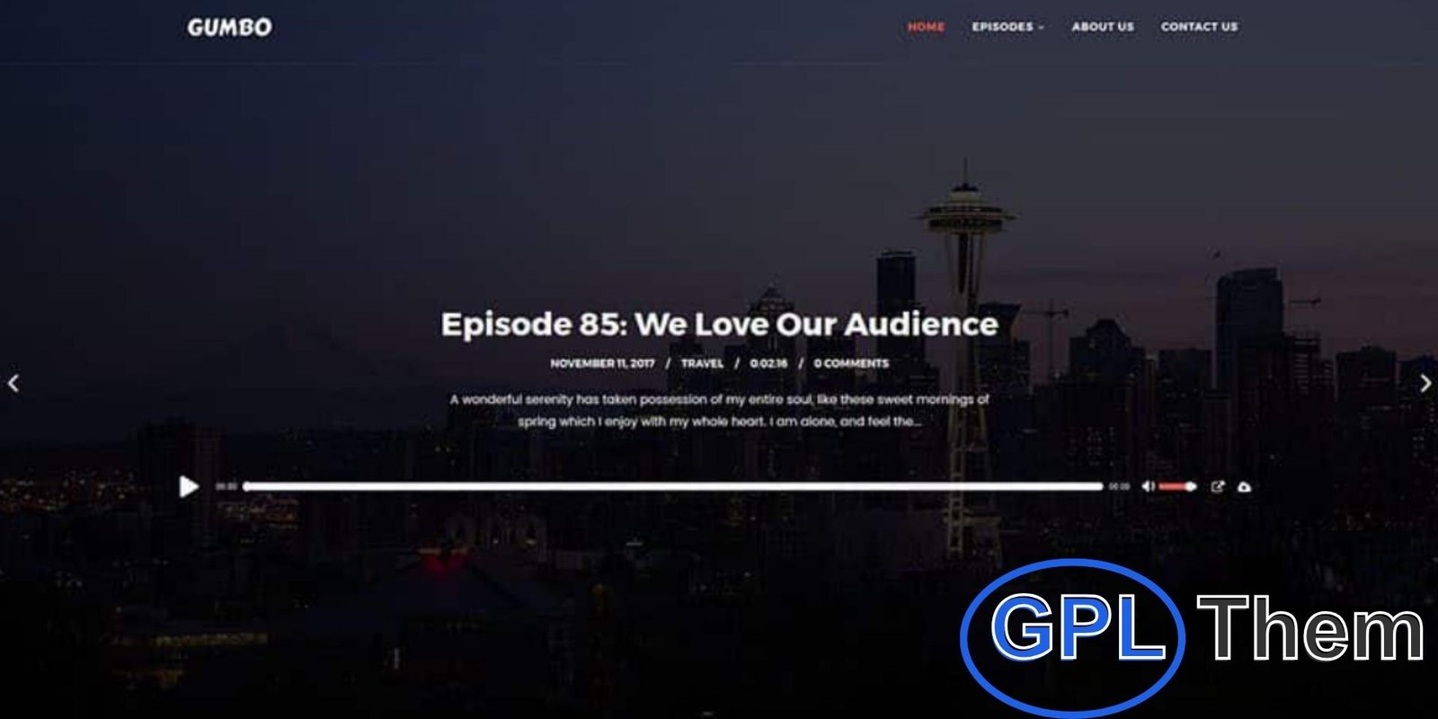 SecondLine Themes – Gumbo SecondLine WordPress Theme Gumbo – Modern WordPress Podcast Theme by SecondLine Themes Gumbo is a stylish and powerful WordPress podcast theme created by SecondLine Themes, crafted specifically for podcasters looking to showcase their audio or video content professionally. Whether you're a solo host or running a podcast network, Gumbo offers all the tools you need to build a compelling and fully functional podcast website—without needing prior WordPress experience.