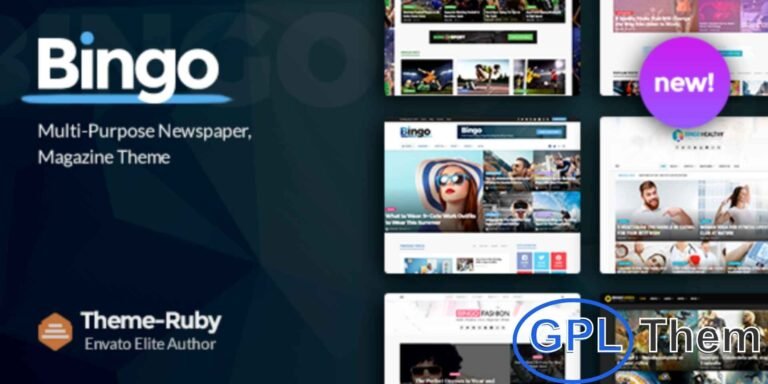 Bingo – Multi-Purpose Newspaper & Magazine WordPress Theme Bingo is a powerful and versatile WordPress theme designed for online newspapers, magazines, blogs, and content-rich websites. Perfect for covering topics like technology, fashion, sports, health, travel, video, and more, Bingo offers a modern and professional layout with unlimited design possibilities.