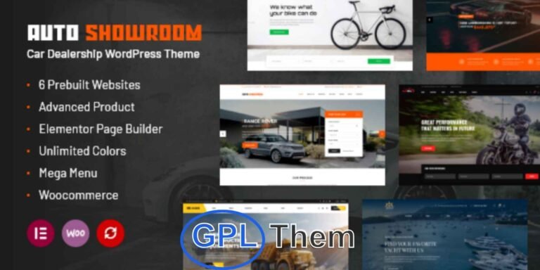 Auto Showroom – Car Dealership WordPress Theme (SEO Optimized) Auto Showroom is a powerful and modern WordPress theme designed specifically for car dealerships, auto sellers, and vehicle listing businesses. Whether you're selling, buying, or leasing vehicles online, this theme provides everything you need to create a professional automotive website that converts.