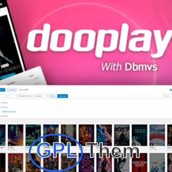 DooPlay – Powerful WordPress Theme for Movies & TV Content DooPlay is one of the most advanced and feature-rich WordPress themes tailored for creating movie, series, and streaming-related websites. With its seamless integration of powerful content automation tools, DooPlay makes building a rich entertainment platform effortless and fast.
