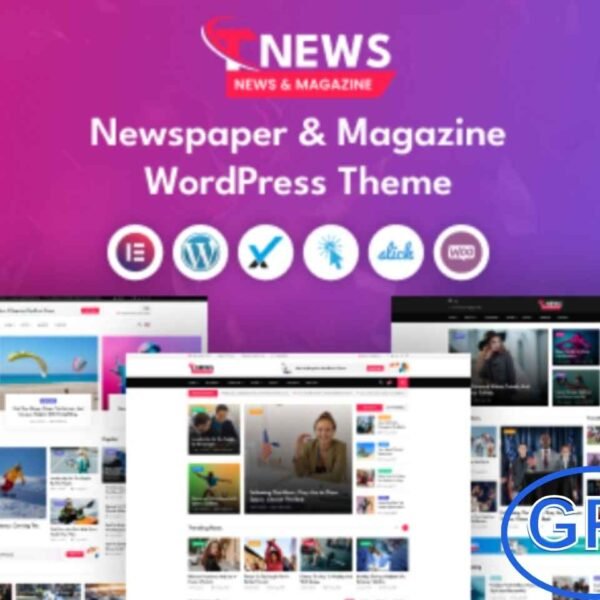 TNews – Modern News & Magazine WordPress Theme TNews is a premium WordPress theme crafted for dynamic news websites, online magazines, and content-rich portals. Whether you're running a news portal, editorial blog, or niche magazine, TNews offers the perfect layout and features to present your content in a professional and engaging way.