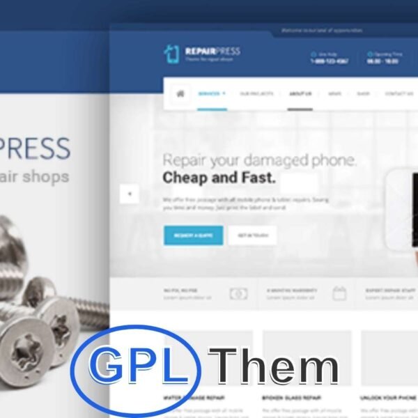 RepairPress – WordPress Theme for Phone & Electronics Repair Shops RepairPress is a premium WordPress theme specifically designed for mobile phone repair shops, laptop service centers, tablet repair businesses, and electronics service providers. Whether you're fixing smartphones, computers, cameras, or other digital devices, RepairPress offers a clean, professional layout tailored to your industry.