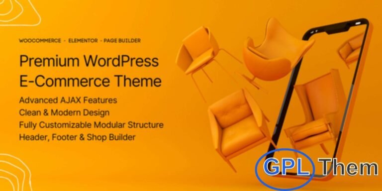 Decoraty – Flexible Furniture Store WooCommerce Theme Built with Elementor Decoraty is a stylish and fully customizable WooCommerce WordPress theme designed for furniture stores, home decor shops, and interior design brands. Built with the powerful Elementor page builder, it allows you to easily modify layouts, colors, and typography to suit any industry or niche—not just furniture.