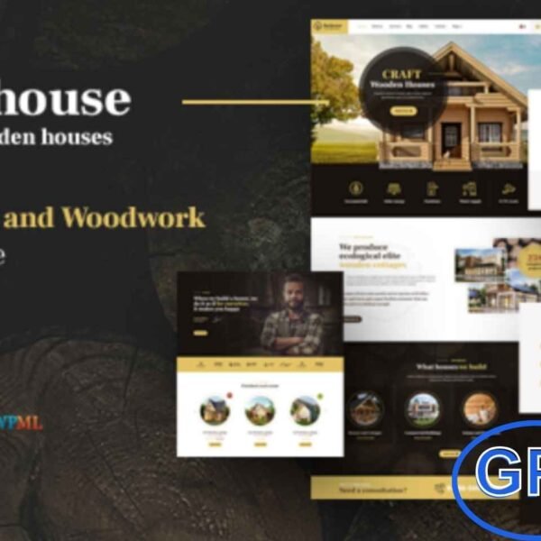 Barhouse – Woodworks & Timber Construction WordPress Theme Barhouse is a modern and versatile WordPress theme designed specifically for wooden house construction, carpenters, furniture makers, timber companies, and woodcraft businesses. Whether you're building rustic cottages, manufacturing wooden furniture, or offering professional woodworking services, Barhouse provides a stylish and functional platform to showcase your craftsmanship.