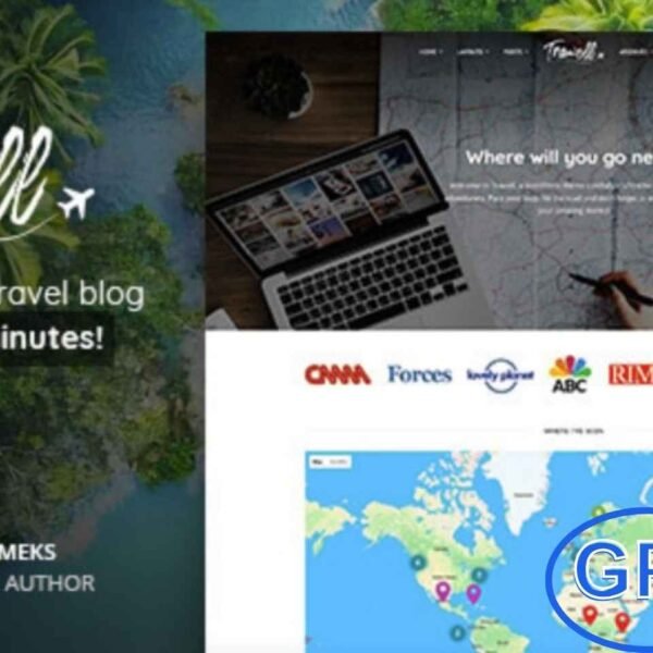 Trawell v1.8.1 – Travel Blog WordPress Theme