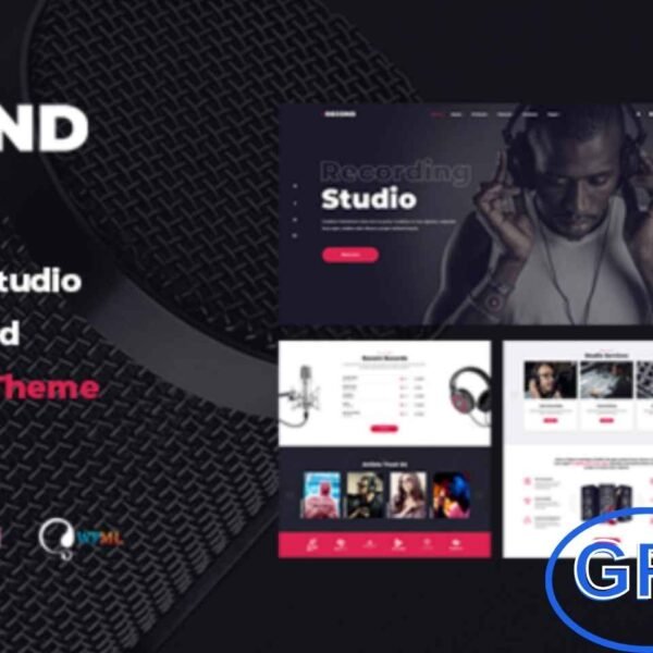 Recond – Music Band & Recording Studio WordPress Theme Recond is a powerful and stylish WordPress theme designed for recording studios, music bands, DJs, rap artists, sound producers, and music labels. With its bold design and music-centric features, Recond is perfect for showcasing your sound, promoting events, and building a professional online presence in the music industry.