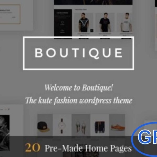 Boutique – Stylish WooCommerce Fashion Theme with RTL Support Boutique is a sleek, modern, and fully responsive WooCommerce WordPress theme designed for fashion boutiques, clothing stores, and online apparel retailers. With built-in RTL (Right-to-Left) language support, it’s perfect for global eCommerce businesses looking to reach a wider audience.