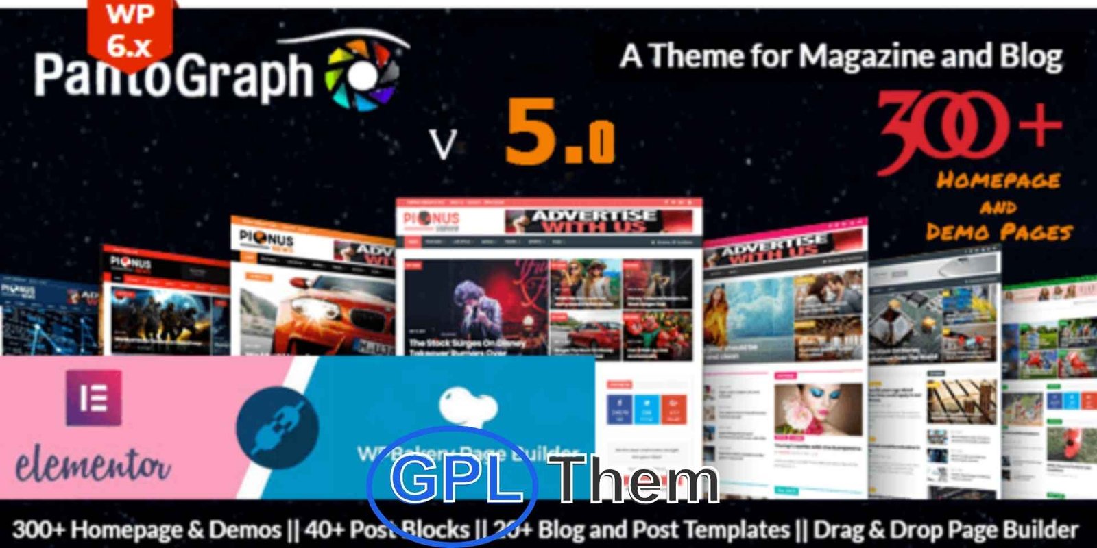 PantoGraph – Newspaper Magazine Theme PantoGraph – Responsive Newspaper & Magazine WordPress Theme (SEO Optimized) PantoGraph is a powerful and versatile WordPress theme designed specifically for news portals, online magazines, editorial websites, and personal blogs. Built for performance and optimized for high AdSense revenue, this theme delivers an engaging user experience across all devices.