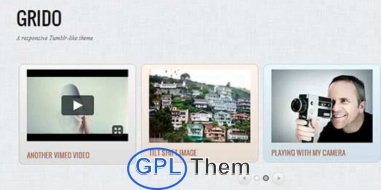 Grido – Stylish Tumblr-Inspired Responsive WordPress Theme by Themify Grido by Themify is a vibrant, Tumblr-style WordPress theme designed for bloggers who love bold colors and creative layouts. Fully responsive and visually engaging, Grido brings a trendy, grid-based design that adapts seamlessly to all screen sizes.