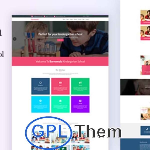 Bornomala v1.7 – Kindergarten & School WordPress Theme