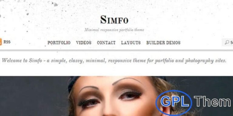 Simfo – Minimal & Elegant Responsive WordPress Theme by Themify Simfo by Themify is a clean and minimal WordPress theme with a refined touch of grunge texture, offering a perfect blend of simplicity and character. Designed with precision, it features balanced white space, elegant typography, and a fully responsive layout that looks stunning on all devices.