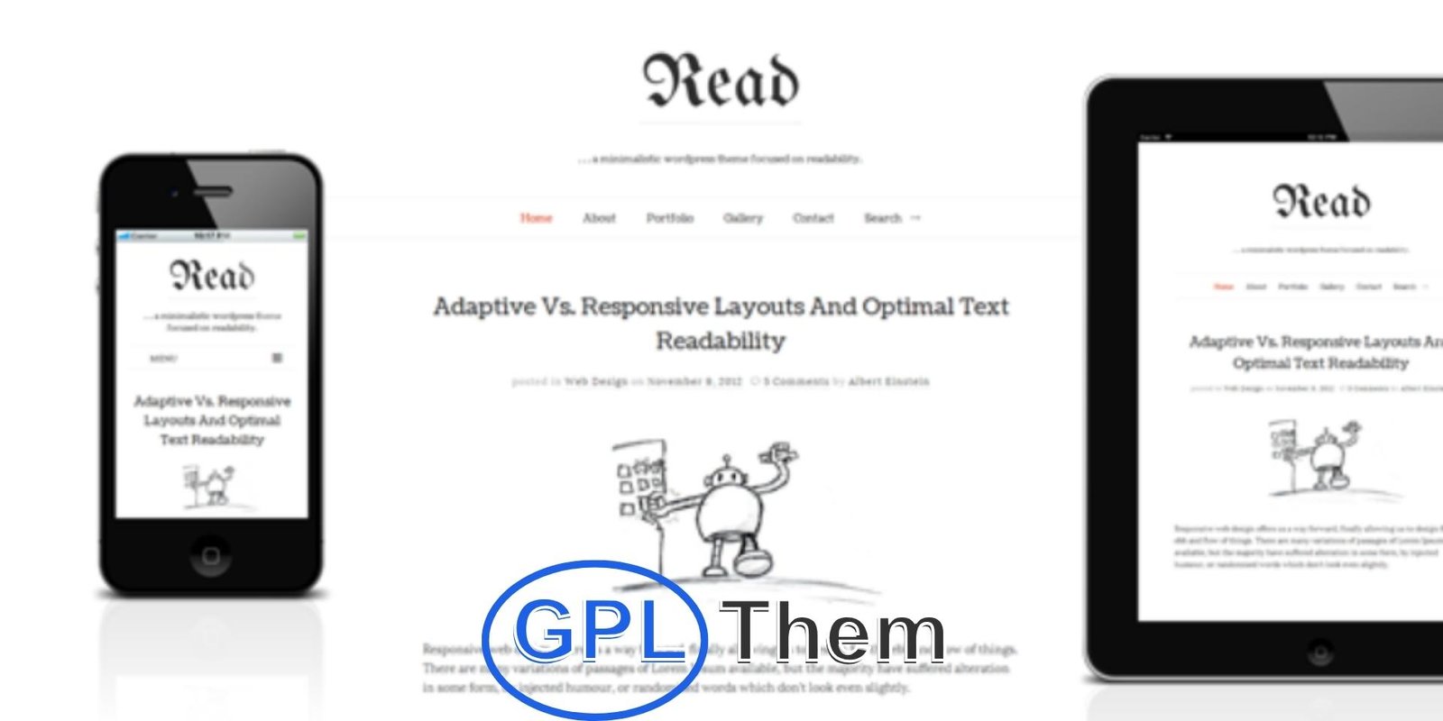 Read WP – Minimalist WordPress Blog Theme Read WP – Clean & Minimal WordPress Blog Theme Focused on Readability Read WP is a lightweight, responsive WordPress blog theme designed with a strong emphasis on readability and minimalist aesthetics. Perfect for personal bloggers, writers, journalists, and anyone who values clean typography and distraction-free content presentation, Read WP helps your words take center stage.