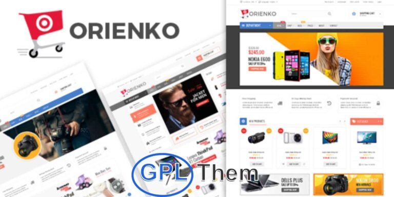 Orienko – Multipurpose WooCommerce WordPress Theme for Digital Stores Orienko is a flexible and feature-rich WooCommerce WordPress theme designed for eCommerce websites, especially those selling digital products, electronics, and gadgets. It comes with a variety of homepage and product page layouts, giving you the freedom to customize your store to match your brand and business goals.