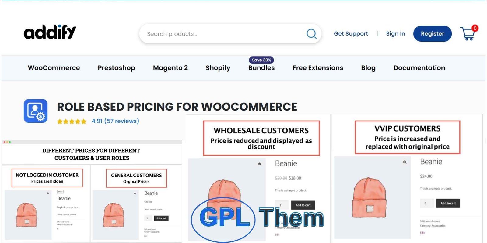 Role Based Pricing for WooCommerce Role-Based Pricing for WooCommerce – Personalize Prices by User Role Take complete control over your WooCommerce store pricing with Role-Based Pricing for WooCommerce. This powerful plugin allows you to set custom product prices based on user roles or individual customers. Whether you're managing wholesale clients, VIP customers, or special user groups, you can offer tailored pricing that boosts conversions and customer satisfaction.