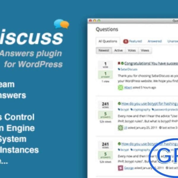 Sabai Discuss – Q&A Forum Plugin for WordPress Sabai Discuss is a premium questions and answers plugin for WordPress that transforms your site into a powerful discussion forum. Similar to platforms like Stack Overflow or Yahoo Answers, it allows users to ask, answer, and engage in meaningful discussions.