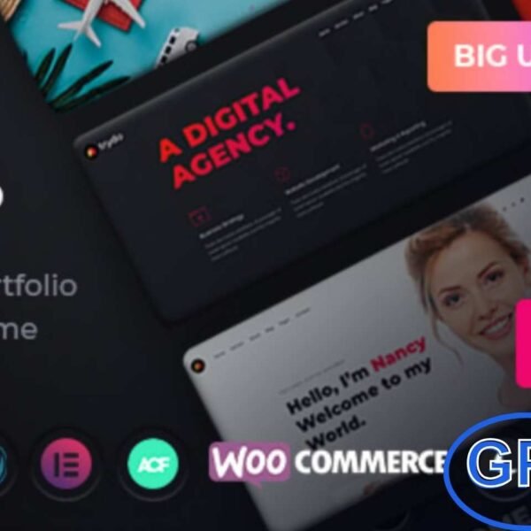 Trydo – Agency & Portfolio WordPress Theme Trydo is a modern and high-performance WordPress theme designed for creative agencies, freelancers, startups, and portfolio websites. Built with Elementor, it offers 17+ home demo layouts, a powerful blog, and 30+ custom widgets to suit all your design needs.