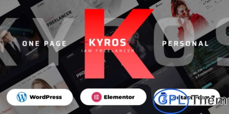 Kyros – Personal Portfolio CV Resume WordPress Theme Kyros is a modern and professional Personal Portfolio and CV Resume WordPress theme designed to showcase your skills, experience, and achievements with style.