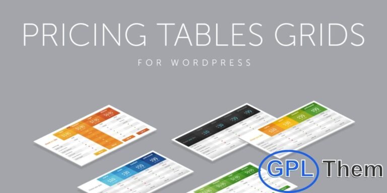 Pricing Tables Grids – WordPress Plugin Pricing Tables Grids for WordPress is a versatile plugin that helps you create stylish, responsive, and professional pricing tables for your website. Perfect for showcasing products, services, or subscription plans, these tables are designed to improve clarity and enhance user experience.