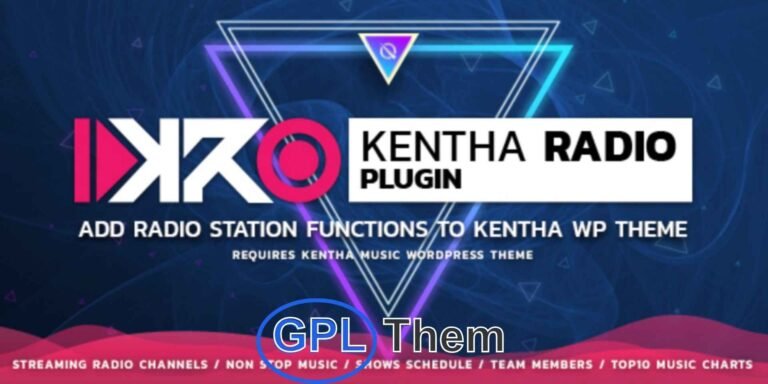 KenthaRadio – Radio Station & Schedule Addon for Kentha Music WordPress Theme KenthaRadio is a powerful WordPress addon for the Kentha Music theme, designed to enhance your site with radio station and scheduling features.