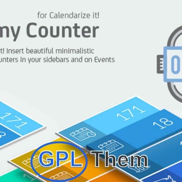 Taxonomy Counter Widget for Calendarize It! – WordPress Add-On The Taxonomy Counter Widget for Calendarize It! allows you to display a dynamic count of events based on categories, tags, or other taxonomies on your WordPress site. This widget helps visitors quickly see the number of events in each category.