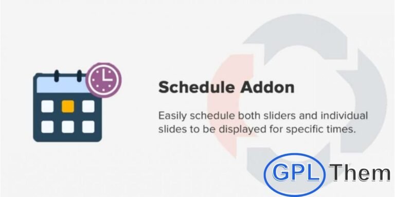 Soliloquy Schedule Addon – Automate Slider and Slide Display The Soliloquy Schedule Addon makes it simple to schedule both sliders and individual slides to display at specific time intervals on your WordPress site. This feature is perfect for showcasing time-sensitive content such as holiday promotions, limited-time offers, seasonal specials, or event announcements.