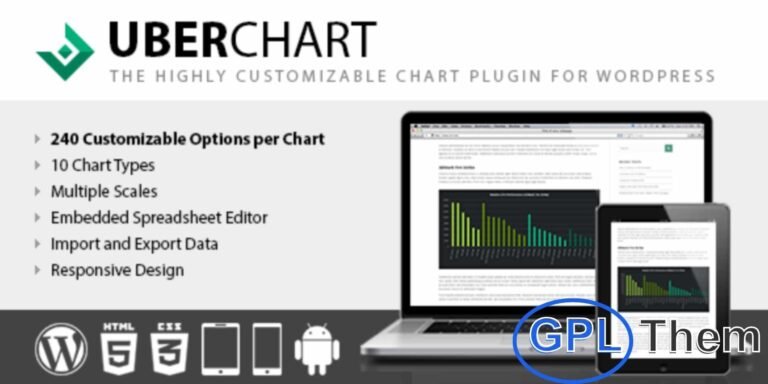 UberChart – WordPress Chart Plugin UberChart is a powerful WordPress plugin for creating responsive and customizable charts on your website. Designed for flexibility, it lets you build professional data visualizations that adapt seamlessly to all screen sizes.