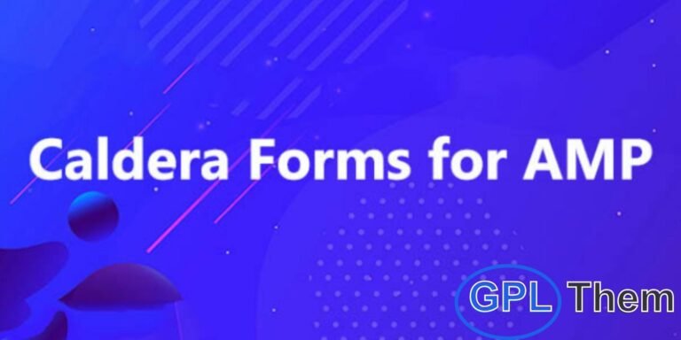 Caldera Forms for AMP – WordPress Plugin Bring the power of Caldera Forms to your AMP-enabled WordPress website with seamless integration. This addon makes Caldera Forms fully AMP compatible, allowing you to create fast, mobile-friendly forms that load instantly on any device.