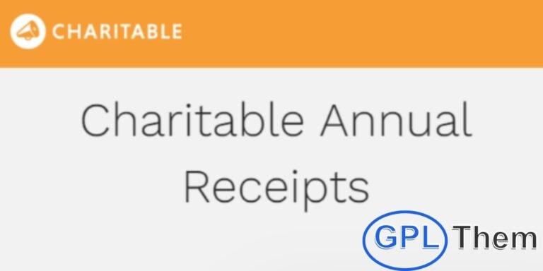 Charitable – Annual Receipts Add-on The Charitable Annual Receipts Add-on simplifies donor record-keeping by providing easy access to downloadable yearly donation receipts. Donors can quickly view and download receipts for any year in which they contributed, making tax filing and personal record management effortless.